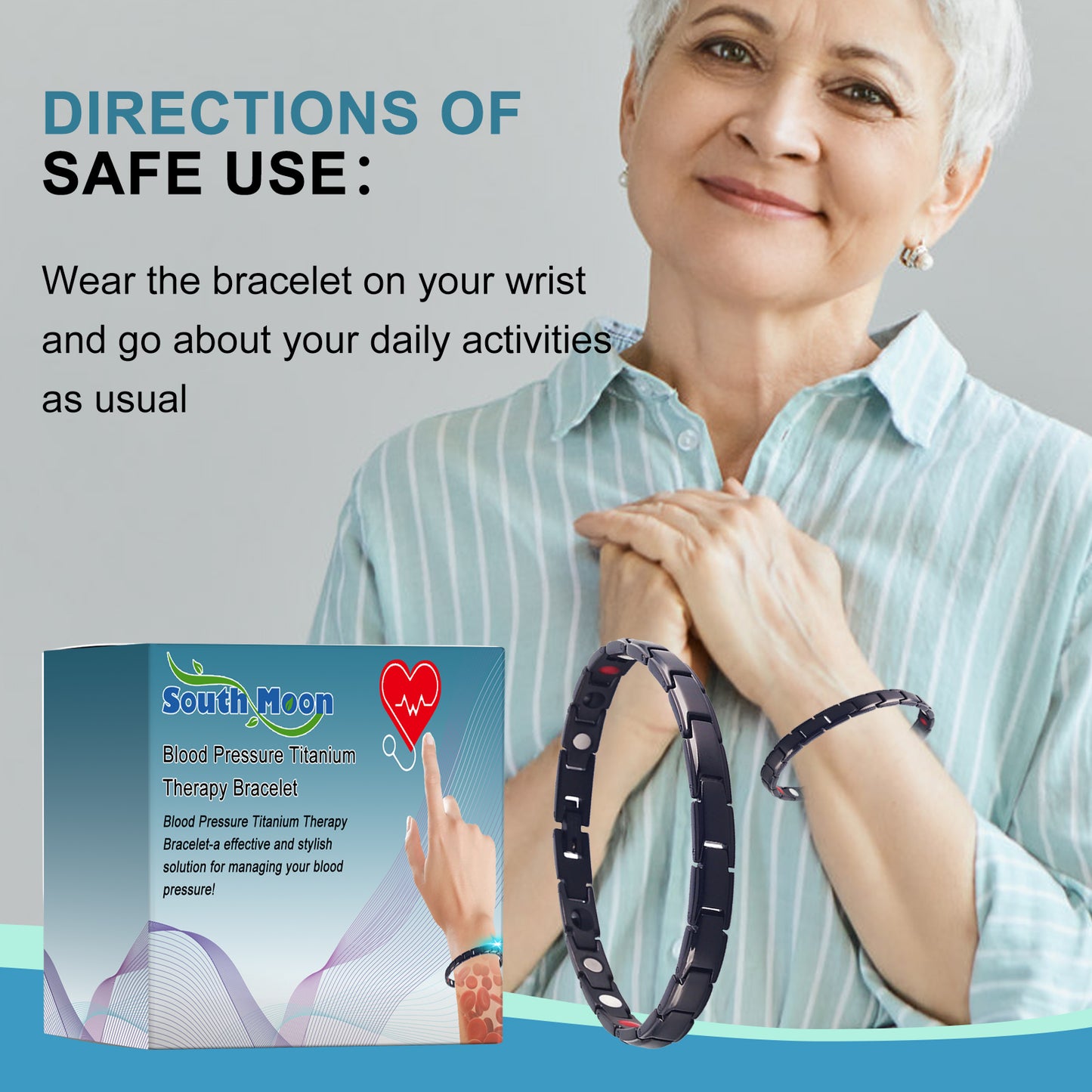 South Moon Sugar Care Bracelet to Relieve Dizziness and Body Discomfort Capsule Body Care Bracelet