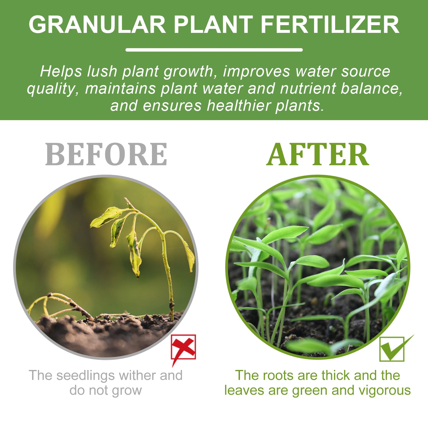 Yegbong plant nutrient flower potted lawn green leaf plant fertilizer root growth nutrient