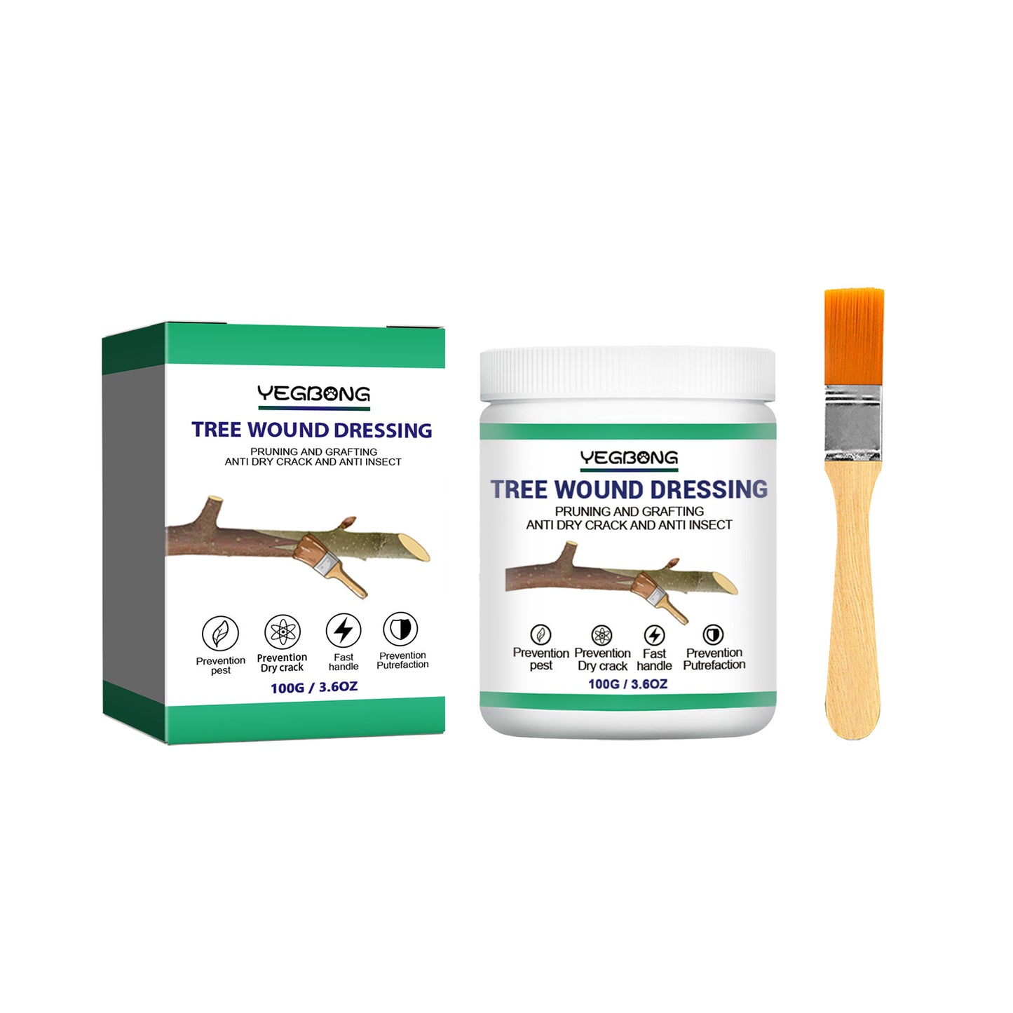 Yegbong Tree Wound Healing Agent Seedling Fruit Tree Tree Callus Rooted Plant Smear