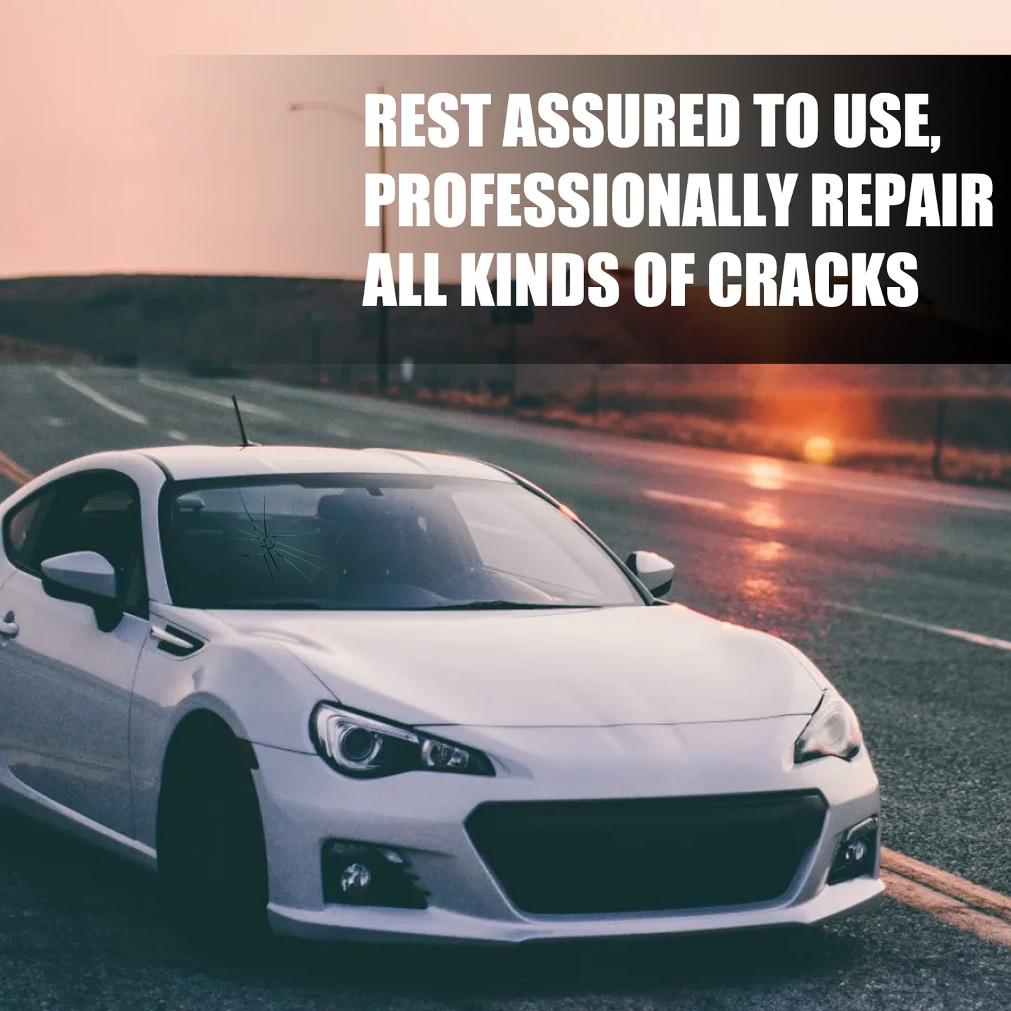 Rayhong car windshield crack repair liquid windshield adhesive liquid crack repair agent