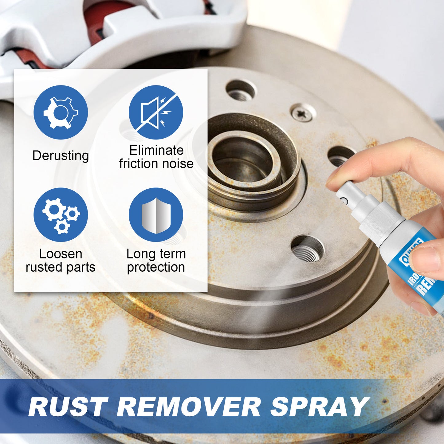 OUHOE car iron powder rust spray rust remover car supplies decontamination rust remover cleaning supplies