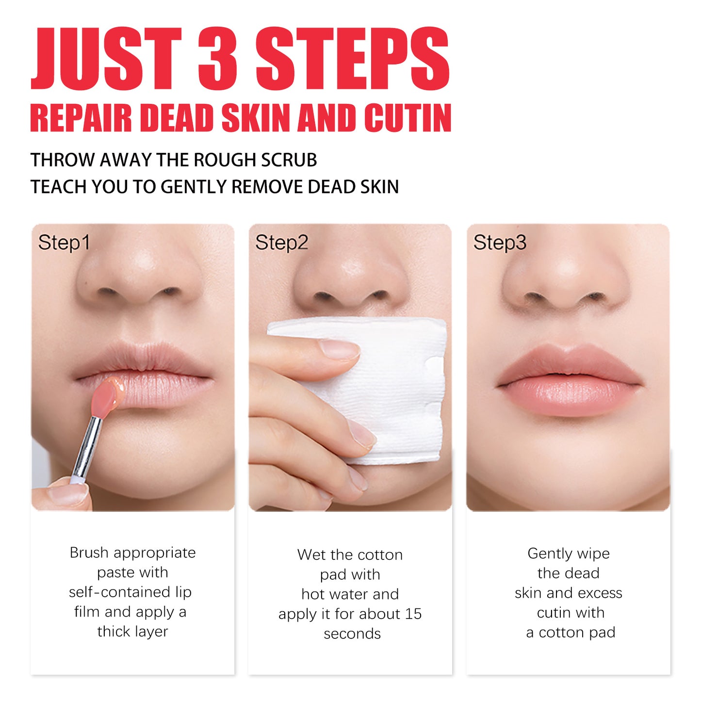 West & Month Jelly Lip Mold Moisturizing and Hydrating Desalising Lip Pattern Moisturizing Lip Skin Sleep Jelly Lip Mold