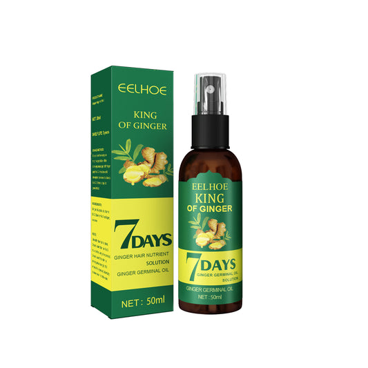 EELHOE Ginger Hair Spray (50ml Boxed) Strong Hair Massage Scalp Hair Repair Hair Care Solution