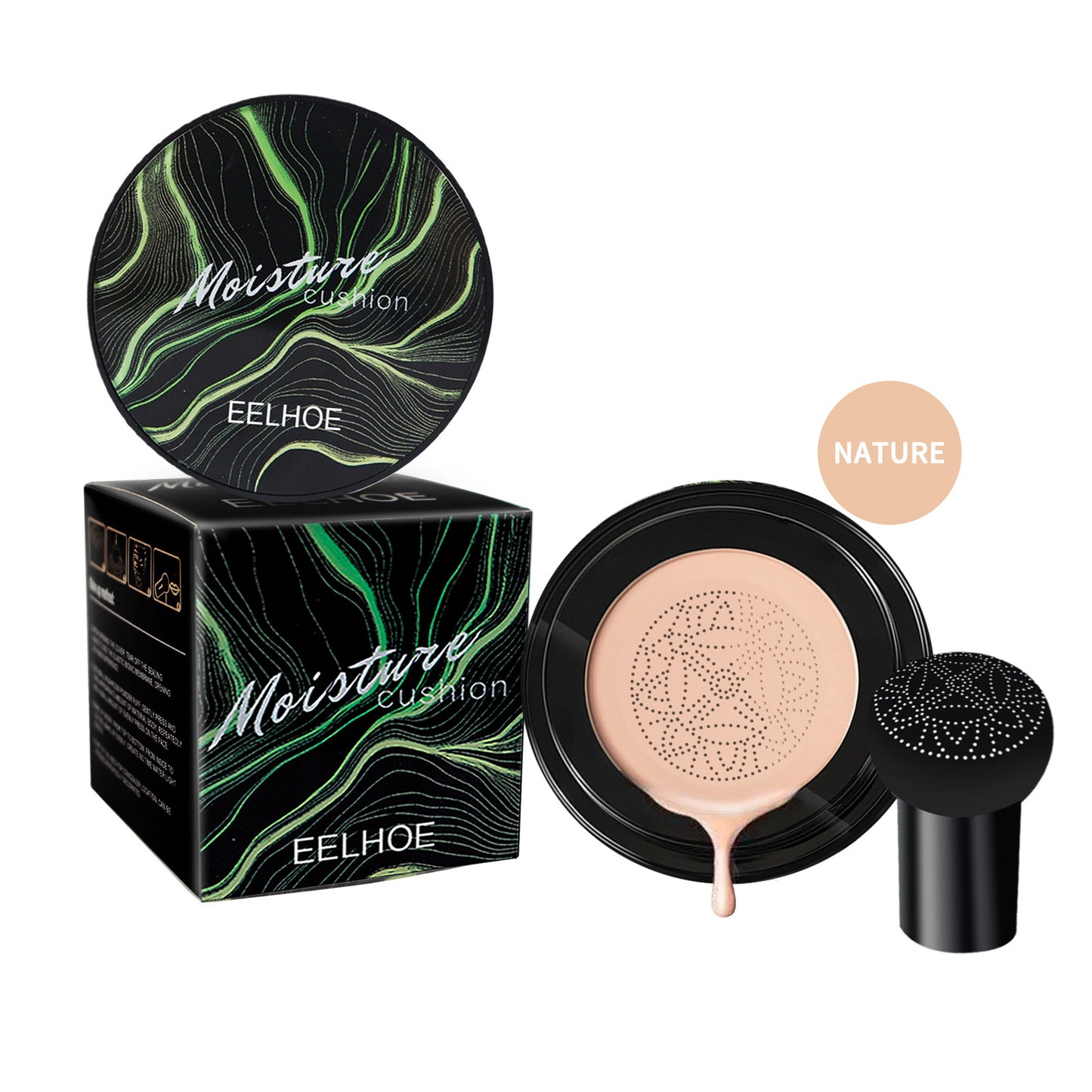 EELHOE Mushroom Head Air Cushion Natural BB Cream Covering Facial Imperfections Brightening Natural Naked Makeup Foundation Cream