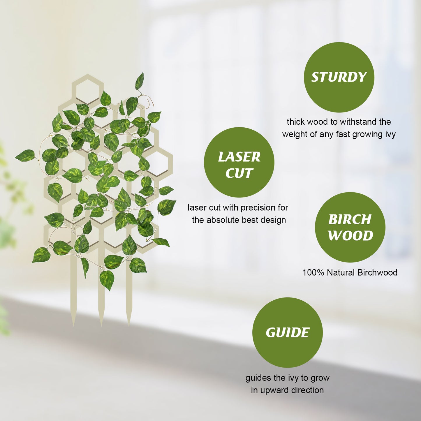 Yegbong garden plant lattice home wooden geometric shape decorative support flower arrangement climbing frame