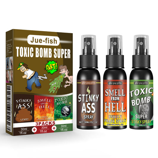 Jue-Fish Smelly Fart Spray (suit) April Fool's Day Toy Smelly Toy Smelly Entertainment Smelly Smelly Smelly Hell Bomb Smelly